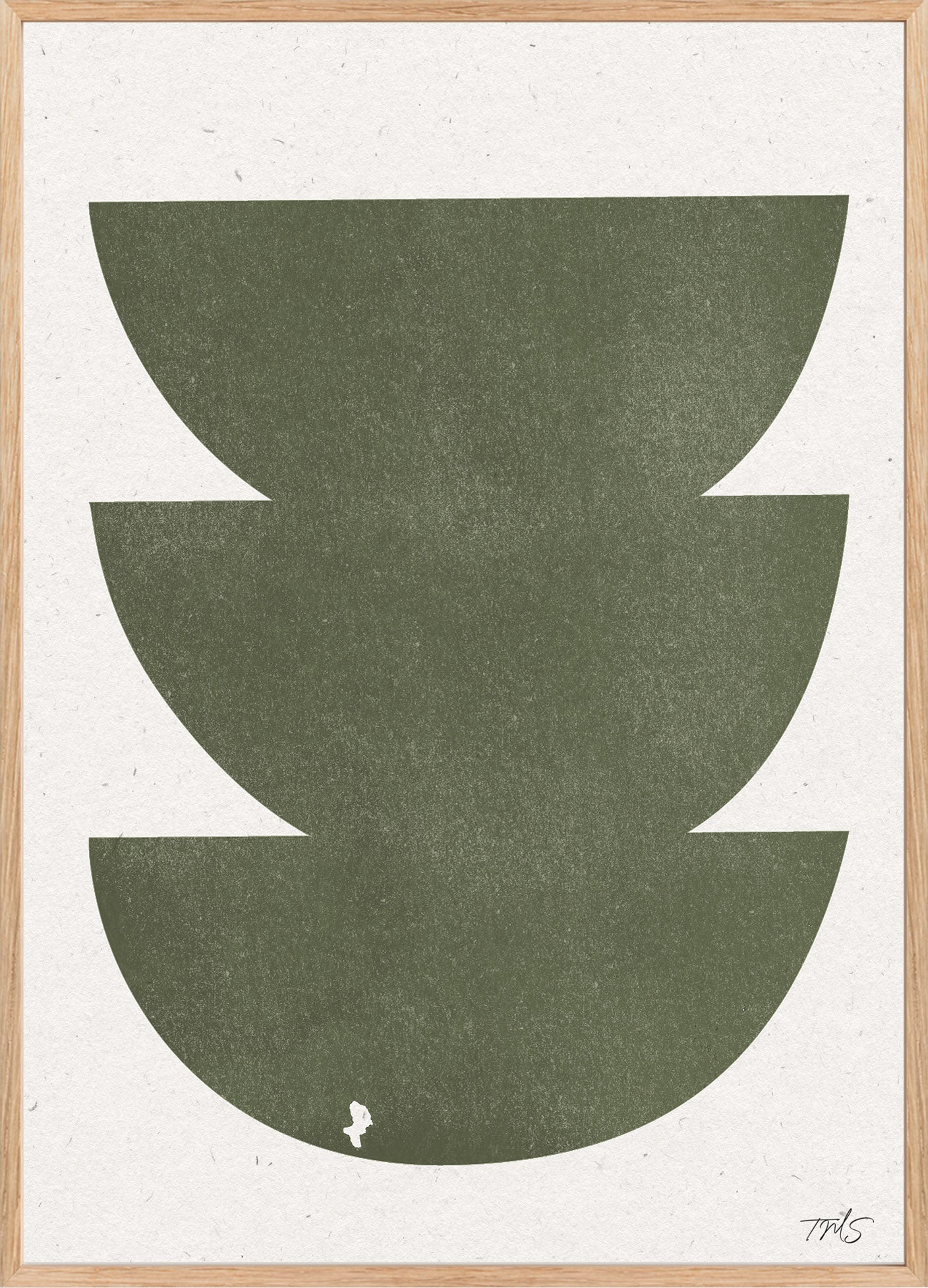 Grüne Retro-Objekte
