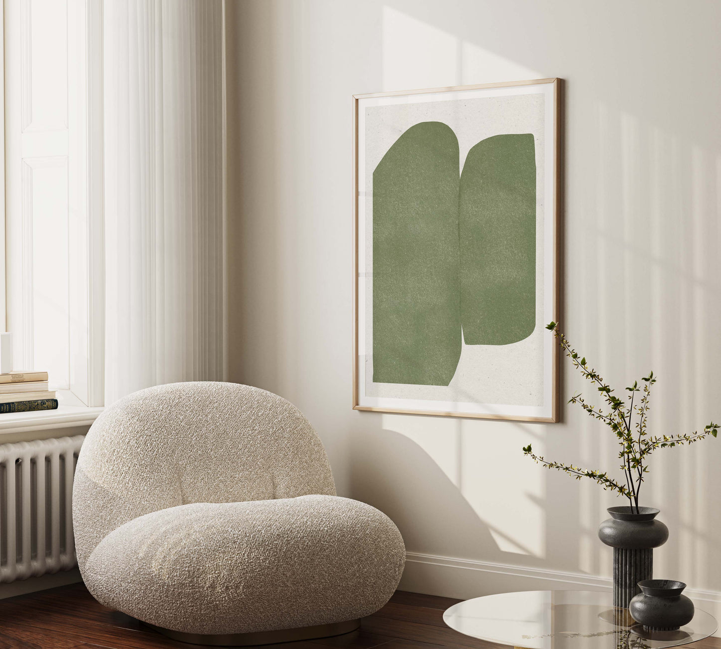 Mid Century Modern Grünes Objekt