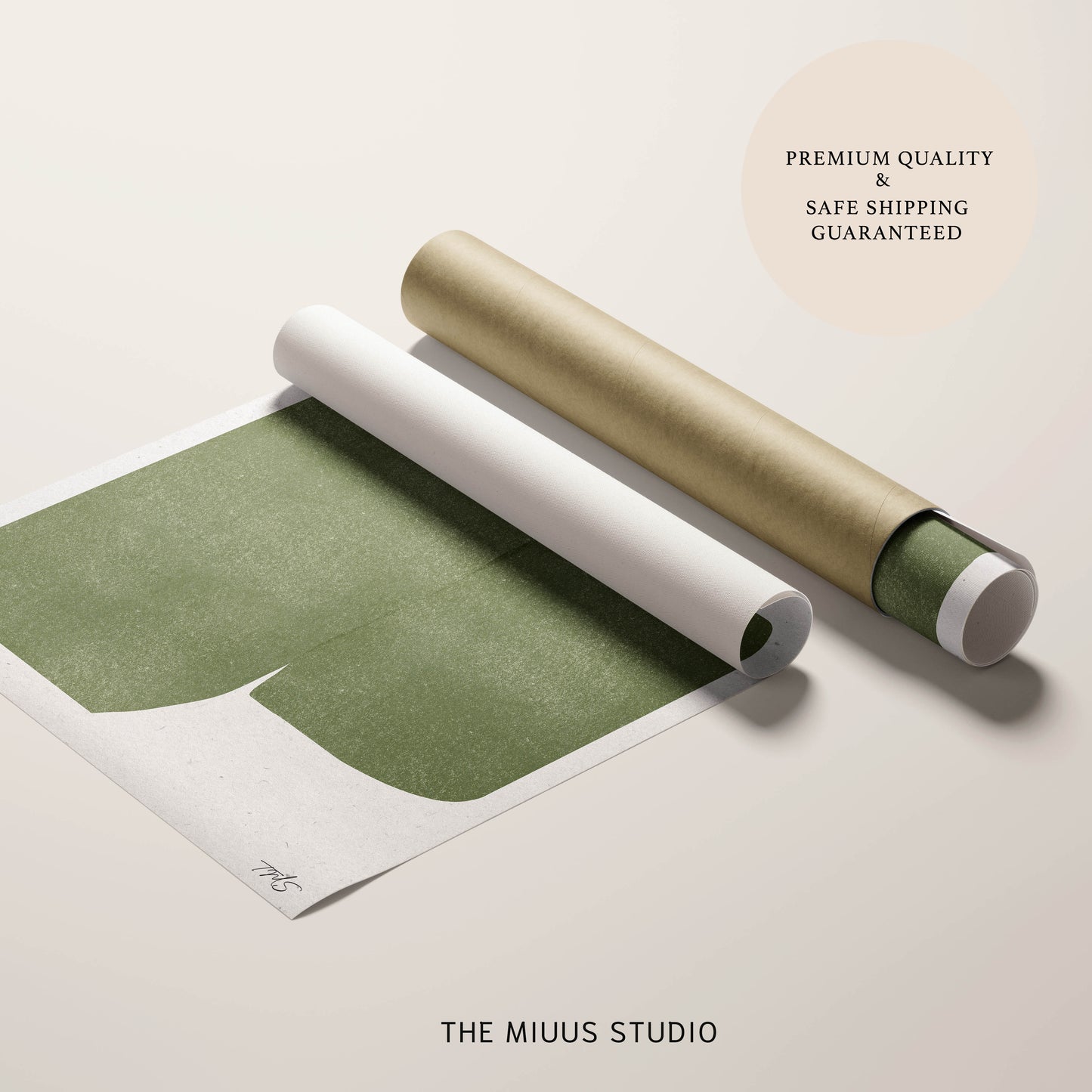 Mid Century Modern Grünes Objekt