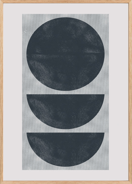 Collage retro de puntos y papel