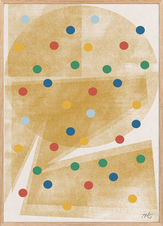 Gráfico de puntos retro
