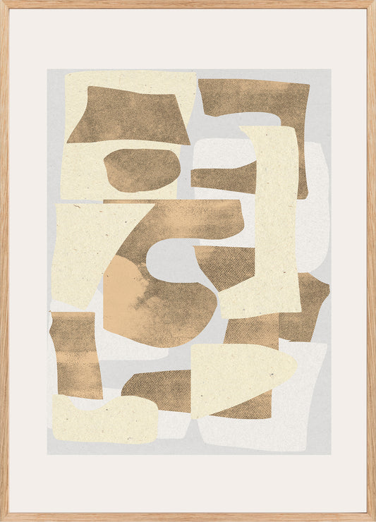 Collage de papel n.º 1