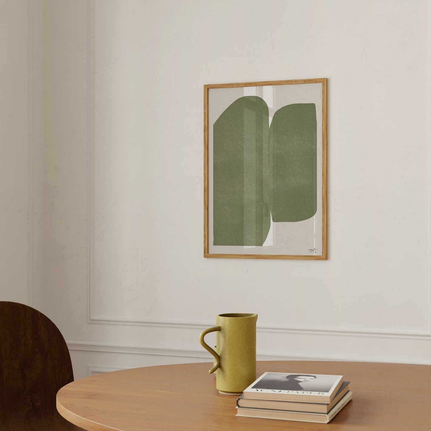 Mid Century Modern Grünes Objekt