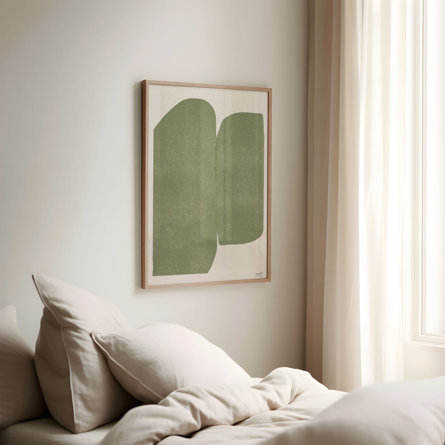 Mid Century Modern Grünes Objekt