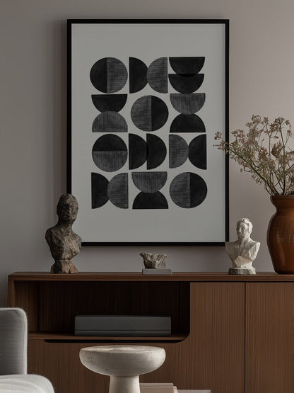Geometric Rhythm - THE MIUUS STUDIO Geometric Rhythm THE MIUUS STUDIO THE MIUUS STUDIO wjshxunxlod-s1p-8x10-unf-am8x10 • Unframed